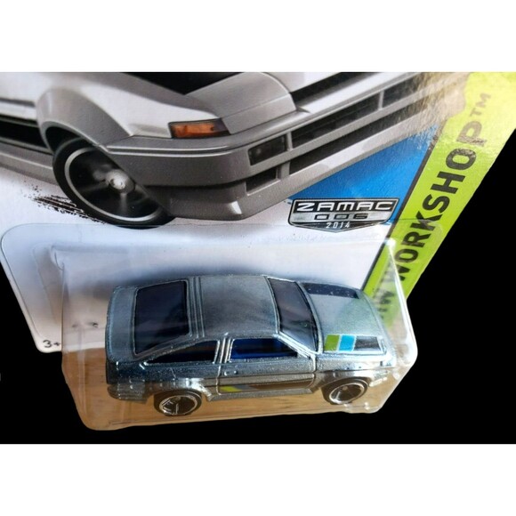 2014 Hot Wheels TOYOTA AE-86 COROLLA Silver ZAMAC 006 2014 HW Workshop #222 1:64 - Picture 6 of 14